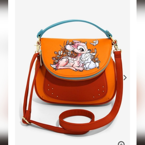 Loungefly Handbags - Loungefly Disney Bambi Floral Forest Crossbody Bag - BoxLunch Exclusive